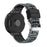 Pattern Printing Soft Silicone Watch Band for Garmin Forerunner 220 / 230 / 235 / 620 / 630 - All Black - 1