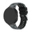 Pattern Printing Soft Silicone Watch Band for Garmin Forerunner 220 / 230 / 235 / 620 / 630 - All Black - 2