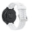 Round Holes Silicone Watch Band Strap for Garmin Forerunner 220 / 230 / 235 / 620 / 630 - White - 2