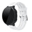 Round Holes Silicone Watch Band Strap for Garmin Forerunner 220 / 230 / 235 / 620 / 630 - White - 3