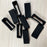 100PCS/Pack Silicone Buckle Ring Loop Holder for Smart Bracelet Watch Band, Size: 20mm - Black - 2