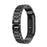 Solid Stainless Steel with Diamond Watch Band for Fitbit Charge 4 / 3 - Black - 3