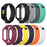 Twill Design Silicone Smart Watch Replacement Strap for Samsung Galaxy Fit-e SM-R375NZKAMID - Black - 7