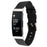 Nylon Canvas Watch Band with Metal Buckle for Fitbit Inspire HR - Black - 2