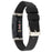 Nylon Canvas Watch Band with Metal Buckle for Fitbit Inspire HR - Black - 3