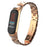 Solid Stainless Steel Metal Smart Watch Band for Xiaomi Mi Smart Band 4 - Rose Gold - 2