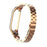 Solid Stainless Steel Metal Smart Watch Band for Xiaomi Mi Smart Band 4 - Rose Gold - 4