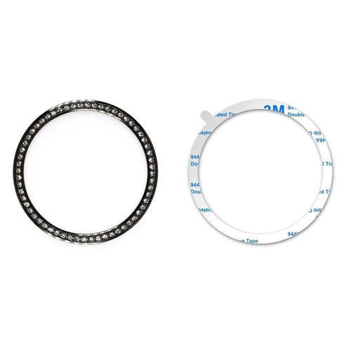 Diamond Decor Metal Bezel for Samsung Galaxy Watch 46mm - Silver - 1