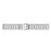Three Beads Folding Clasp Stainless Steel Watch Strap for Garmin Forerunner 245 - Silver - 4