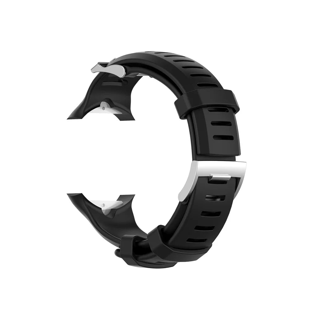 Silicone Smart Watch Replacement Band with Additional 172mm Strap for Suunto D6 Dive/ D6i Novo/Zulu - Black - 3
