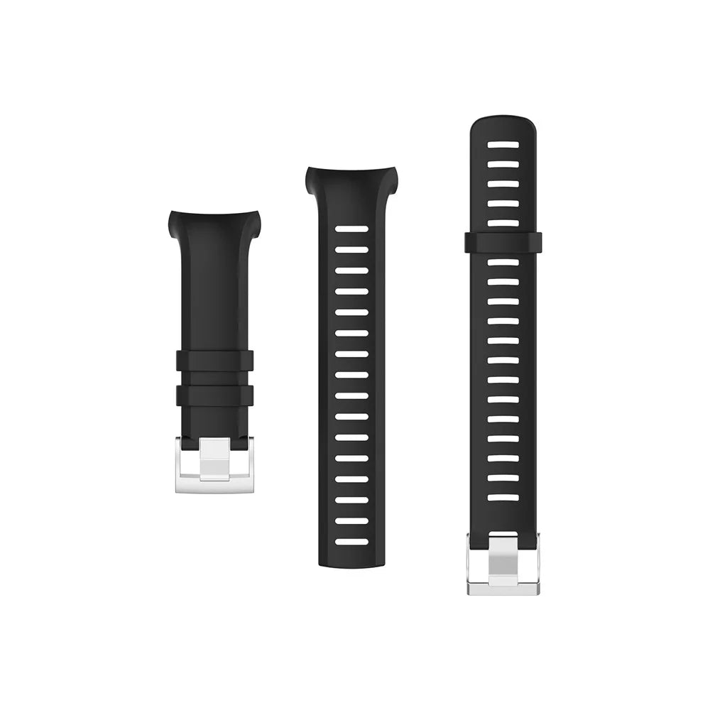 Silicone Smart Watch Replacement Band with Additional 172mm Strap for Suunto D6 Dive/ D6i Novo/Zulu - Black - 5