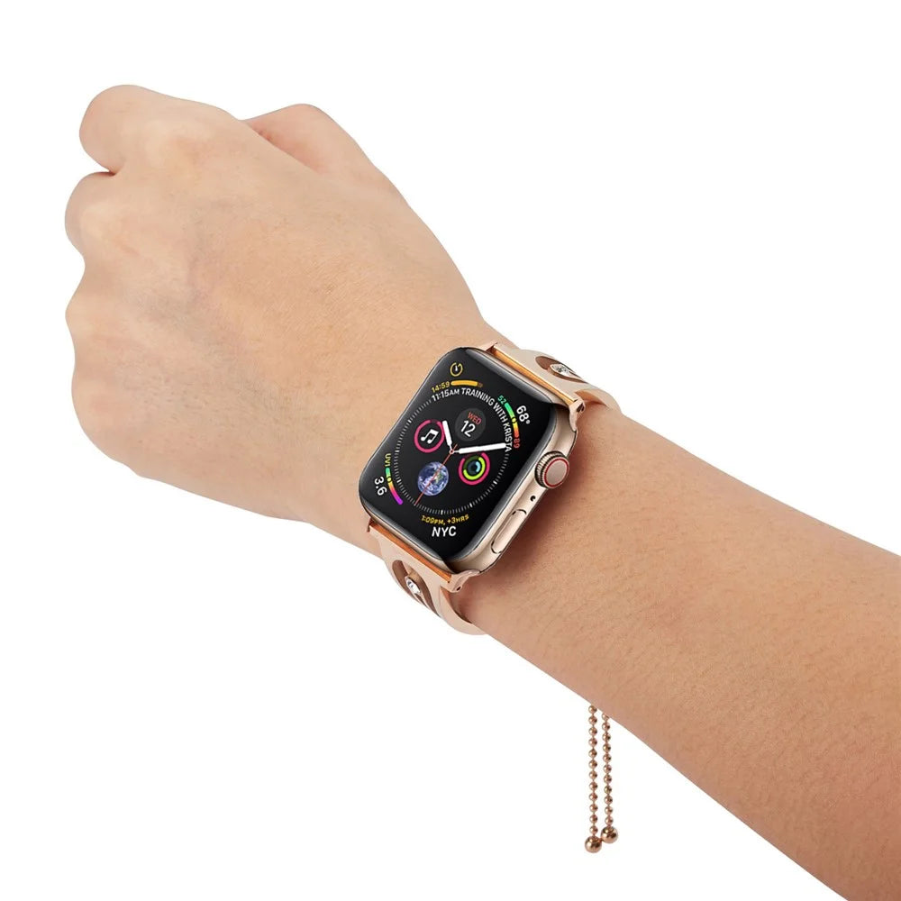 Metal Watch Bracelet Band Replacement for Apple Watch Series 6 / SE / 5 / 4 44mm / Series 3 2 1 Watch 42mm - 6