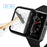 Electroplating PC+Tempered Glass Watch Screen Film for Apple Watch Series 4 44mm - 5
