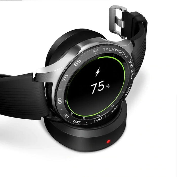 Anti Scratch Stainless Steel Metal Bezel Ring Protective Accessories for Samsung Galaxy Watch 46mm - Black Ring White Text - 5