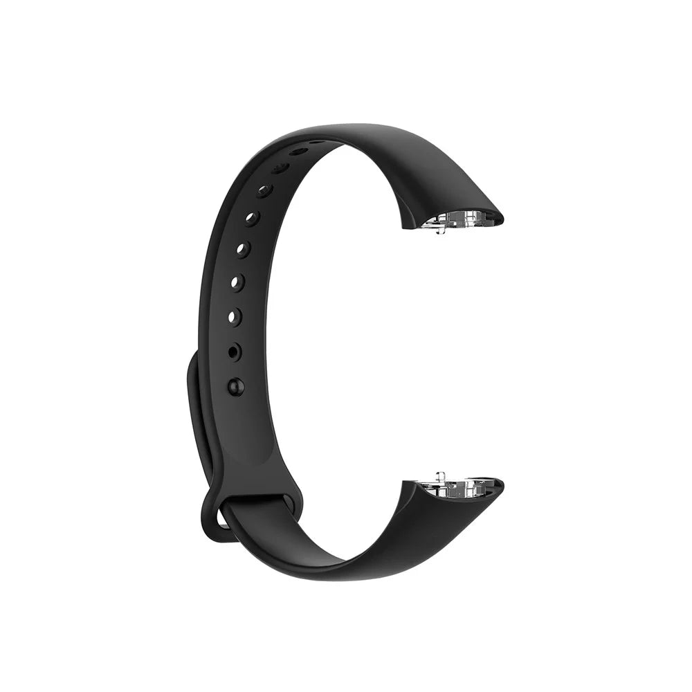 Silicone Smart Watch Replacement Strap for Samsung Galaxy Fit SM-R370 - Black - 3