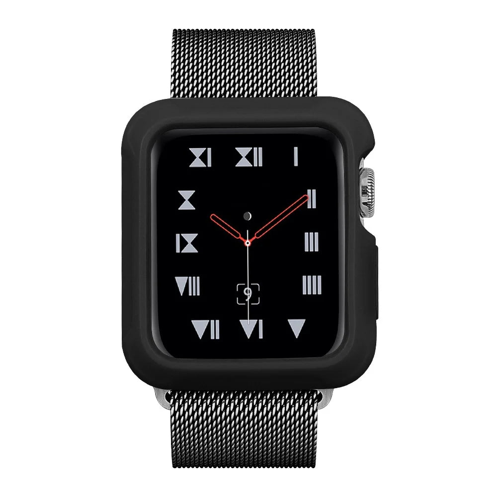 Flexi TPU Watch Case for Apple Watch Series 3/2/1 38mm - Black - 2
