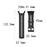 Soft Silicone Watch Band for Suunto 5 22.5mm - Black - 5