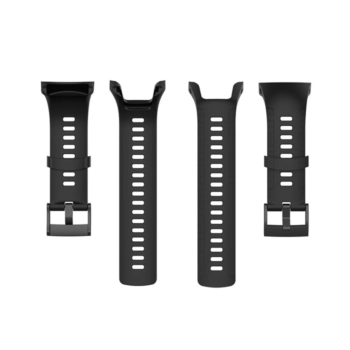 Soft Silicone Watch Band for Suunto 5 22.5mm - Black - 6