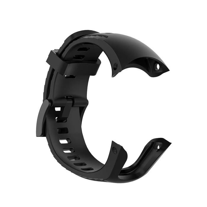 Silicone Smart Watch Band Strap for Suunto 5 - Black - 2