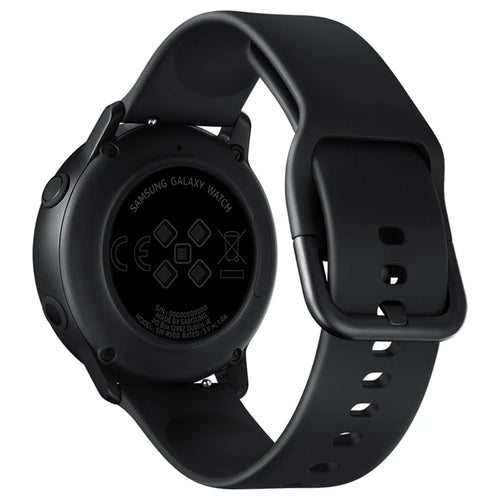 20mm Silicone Wrist Strap Replacement for Samsung Galaxy Watch4 Classic 46mm 42mm/Watch4 44mm 40mm/Garmin Move Luxe/Move Style/Move 3/Move Venu - Black - 1