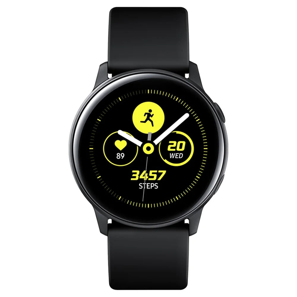 20mm Silicone Wrist Strap Replacement for Samsung Galaxy Watch4 Classic 46mm 42mm/Watch4 44mm 40mm/Garmin Move Luxe/Move Style/Move 3/Move Venu - Black - 3