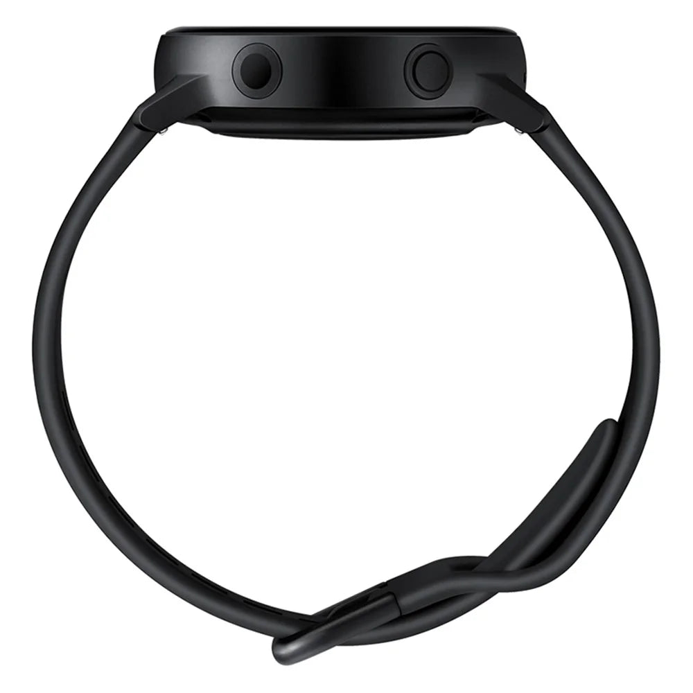 20mm Silicone Wrist Strap Replacement for Samsung Galaxy Watch4 Classic 46mm 42mm/Watch4 44mm 40mm/Garmin Move Luxe/Move Style/Move 3/Move Venu - Black - 5