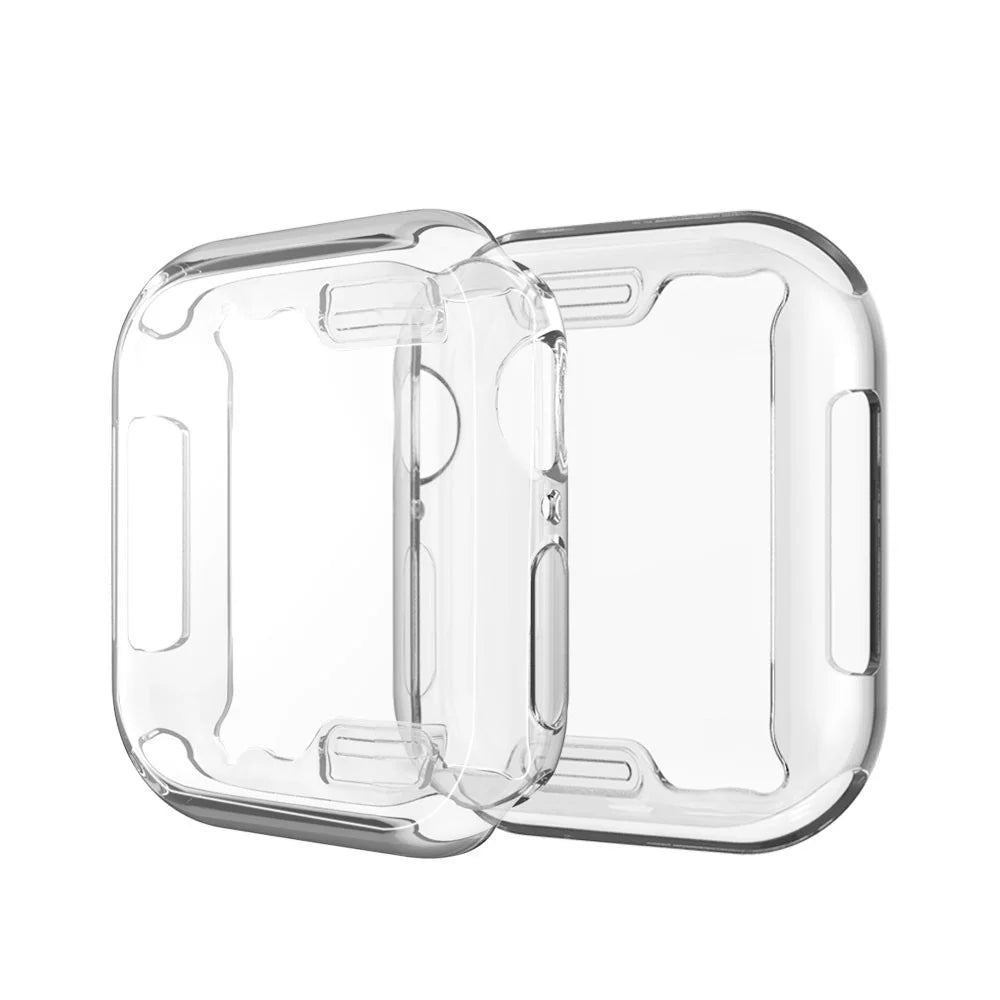 Electroplating TPU Watch Shell for Apple Watch Series 3 / 2 / 1 38mm - Transparent - 2
