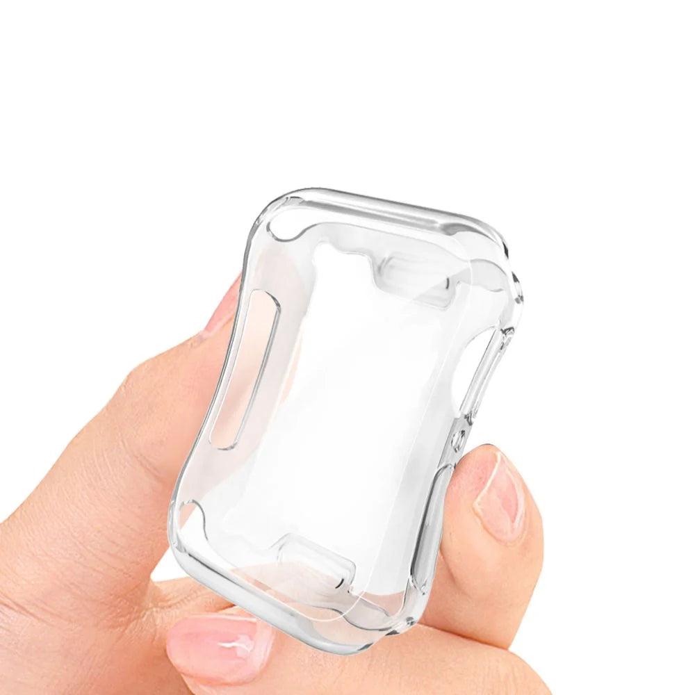 Electroplating TPU Watch Shell for Apple Watch Series 3 / 2 / 1 38mm - Transparent - 4