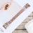 Rhinestone Decor Stainless Steel Watch Band Strap Replacement for Fitbit Versa / Versa Lite - Rose Gold - 1