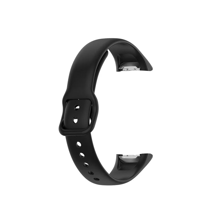 Silicone Wrist Strap Smart Watch Band Replacement for Samsung Galaxy Fit SM-R370 - Black - 1