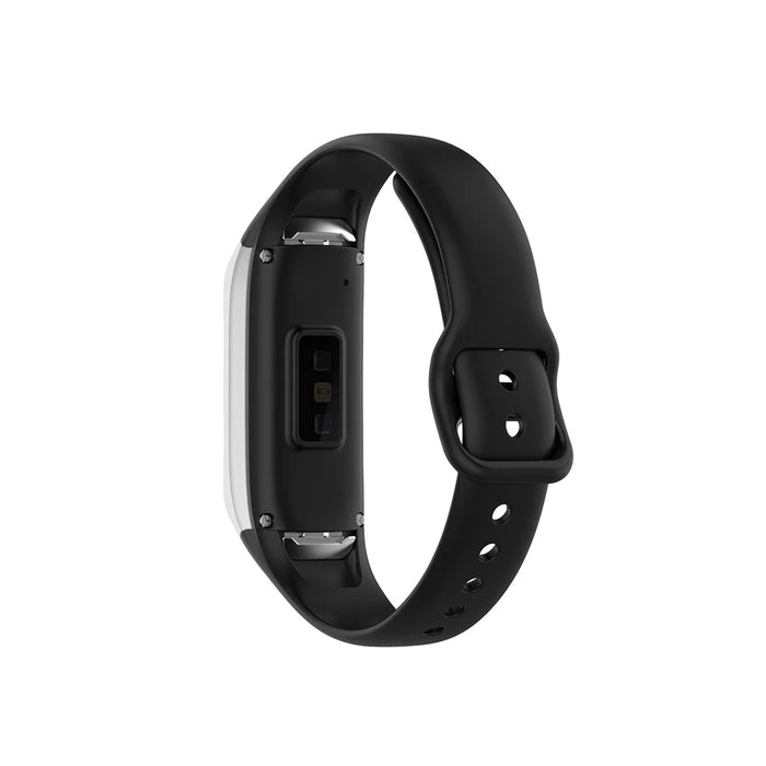 Silicone Wrist Strap Smart Watch Band Replacement for Samsung Galaxy Fit SM-R370 - Black - 3