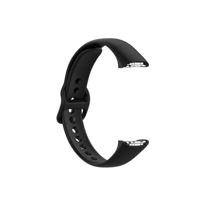 Silicone Wrist Strap Smart Watch Band Replacement for Samsung Galaxy Fit SM-R370 - Black - 4