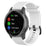 22mm Textured Soft Silicone Strap Watch Band Replacement for Garmin Vivoactive 4 - White - 3