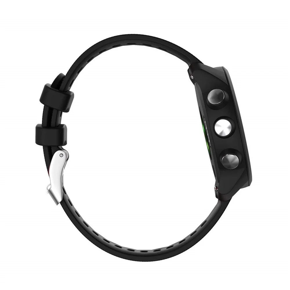 20mm Silicone Smart Watch Band for GarminMove Forerunner 245M/645M/Vivoactive 3t - Black - 4