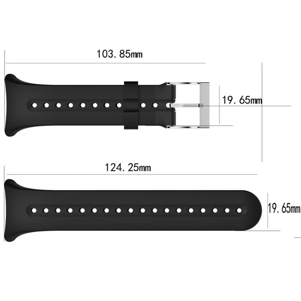 Silicone Smart Watch Band Replacement Strap for Garmin Swim Watch - 2