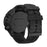 24mm Silicone Wrist Strap Replacement for Suunto 9 Baro - Black - 2