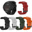 24mm Silicone Wrist Strap Replacement for Suunto 9 Baro - Black - 5