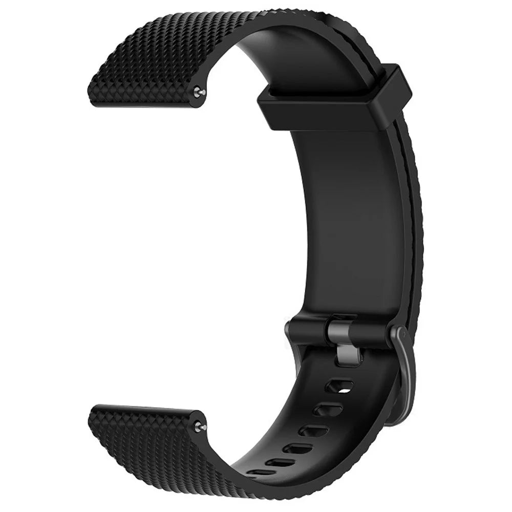Silicone Replacement Smart Watch Band for Suunto 3 Fitness - Black - 1