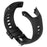 For Suunto Spartan Trainer Wrist HR Silicone Smart Watch Strap Adjustable Replacement Band - Black - 1