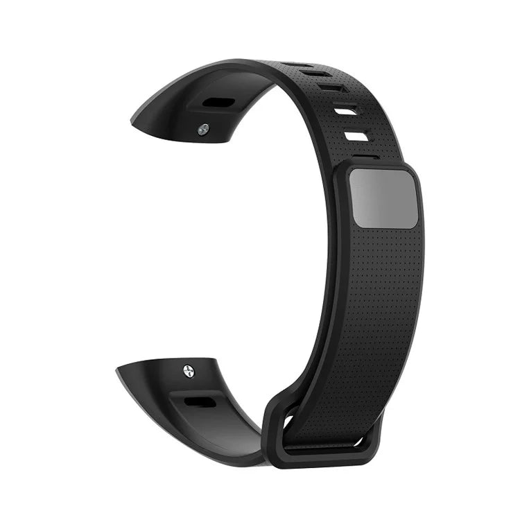 Silicone Wrist Strap Smart Watch Replacement Band for Huawei Band 2 Pro / Band 2 / ERS-B19 / ERS-B29 - Black - 1