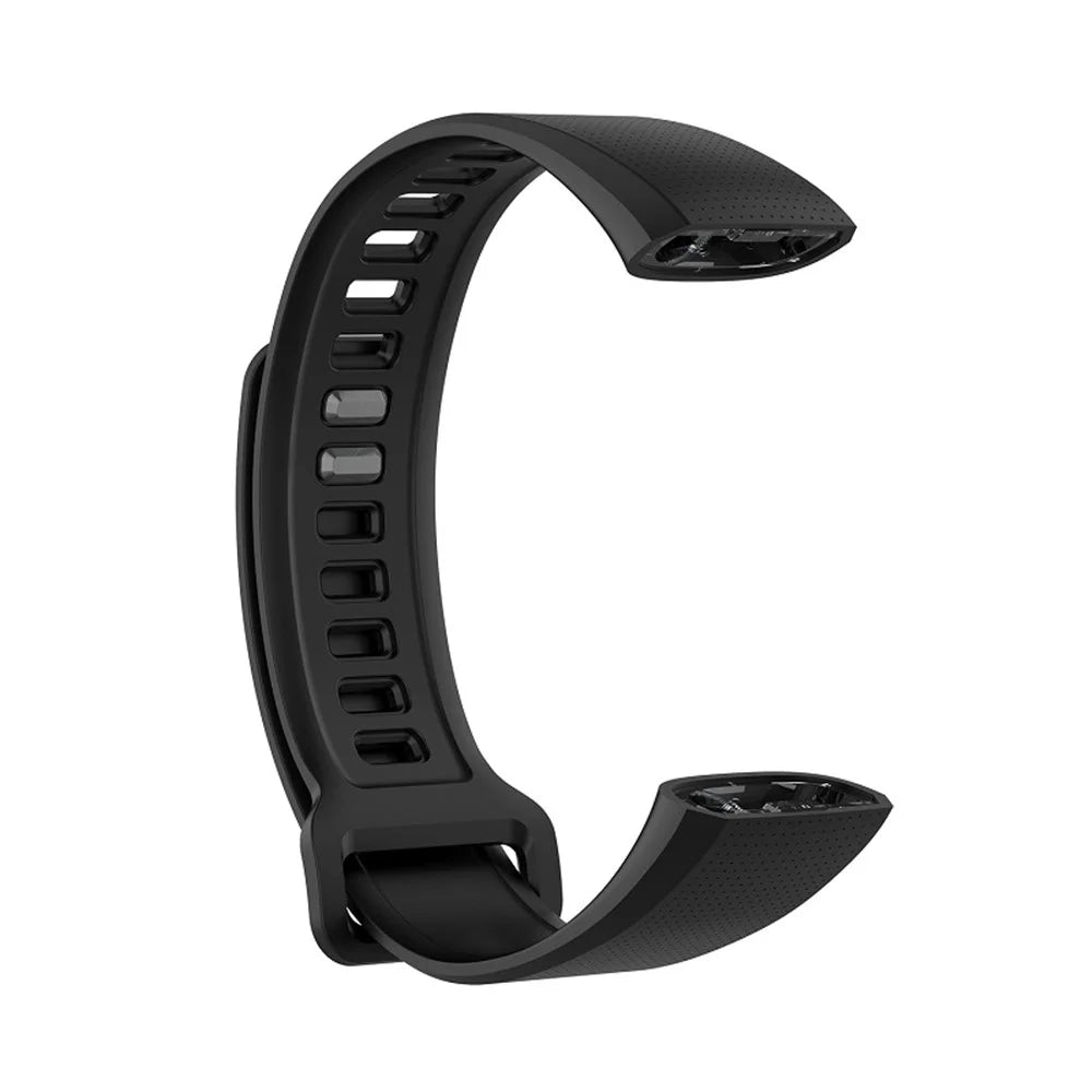 Silicone Wrist Strap Smart Watch Replacement Band for Huawei Band 2 Pro / Band 2 / ERS-B19 / ERS-B29 - Black - 3