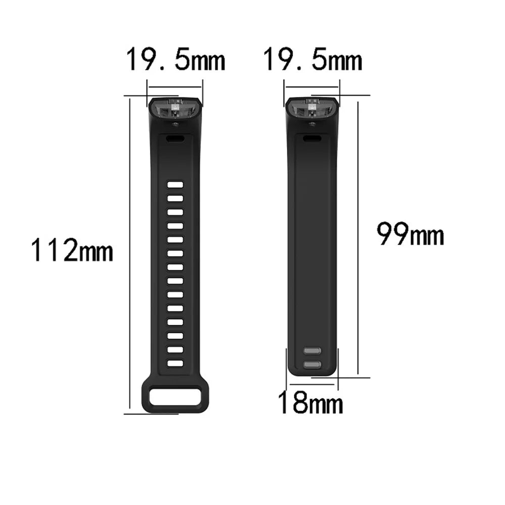 Silicone Wrist Strap Smart Watch Replacement Band for Huawei Band 2 Pro / Band 2 / ERS-B19 / ERS-B29 - Black - 5