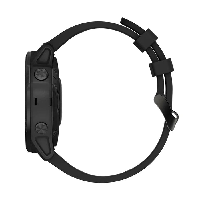 Silicone Smart Watch Replacement Strap for Garmin Fenix 6S - Black - 4