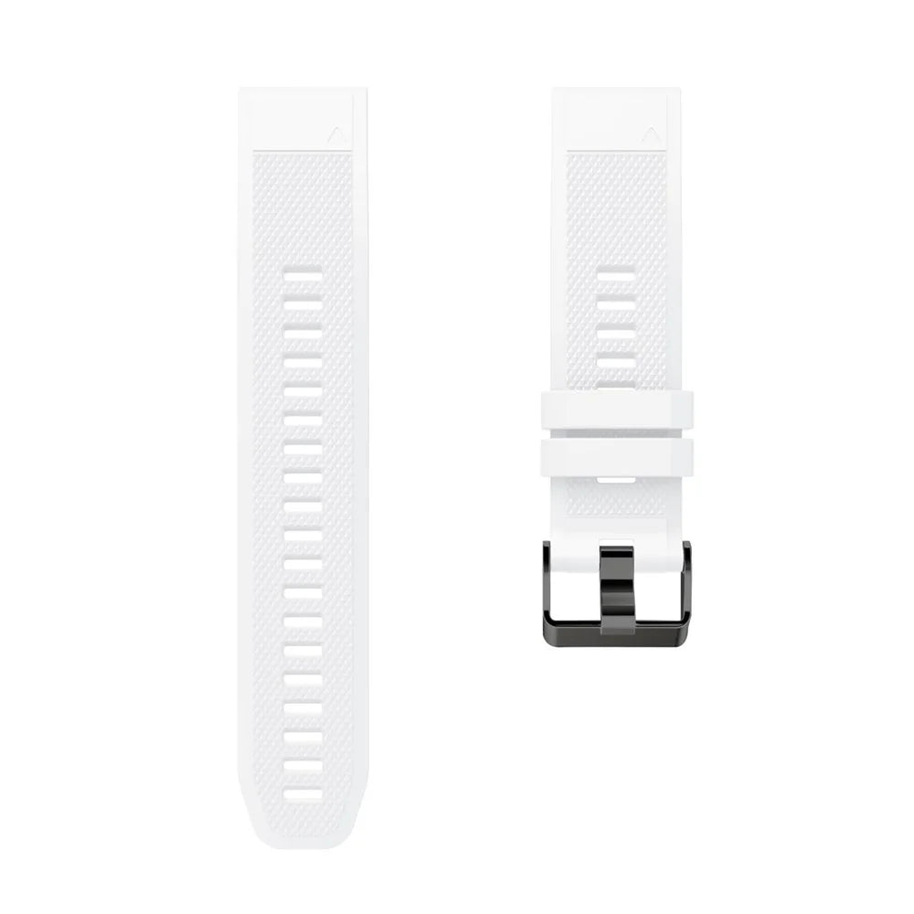 Silicone Smart Watch Band Replacement for Garmin Fenix 5 - White - 1