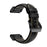 For Garmin Fenix 5S Genuine Leather Watch Strap Crazy Horse Texture Replacement Band - Black - 1