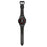 For Garmin Fenix 5S Genuine Leather Watch Strap Crazy Horse Texture Replacement Band - Black - 2