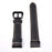 For Garmin Fenix 5S Genuine Leather Watch Strap Crazy Horse Texture Replacement Band - Black - 4