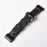 For Garmin Fenix 5S Genuine Leather Watch Strap Crazy Horse Texture Replacement Band - Black - 5