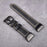 For Garmin Fenix 5S Genuine Leather Watch Strap Crazy Horse Texture Replacement Band - Black - 7