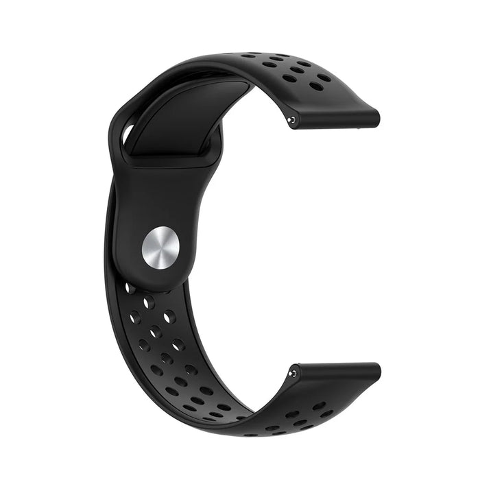 20mm Solid Color TPU Smart Watch Replacement Strap for Samsung Galaxy Watch 42mm - Black - 2